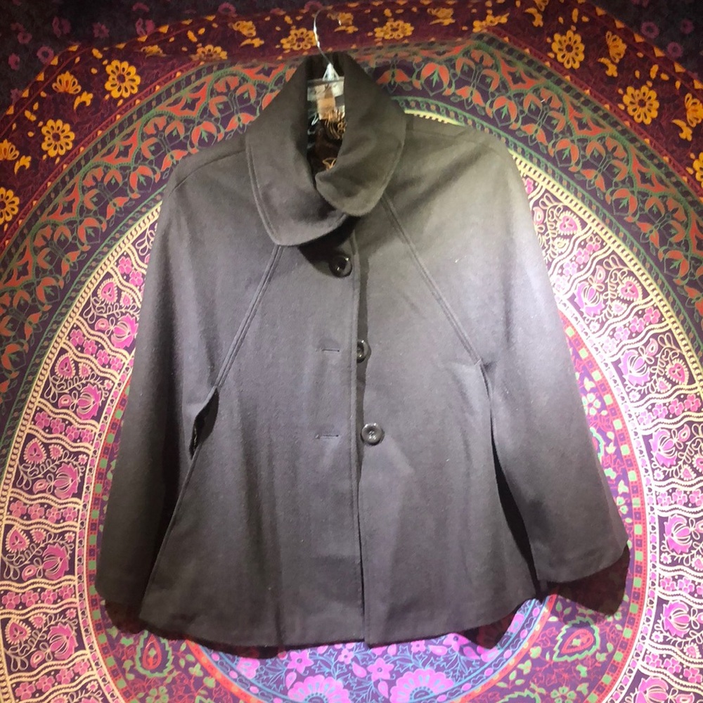 Steve Madden rich brown cape
